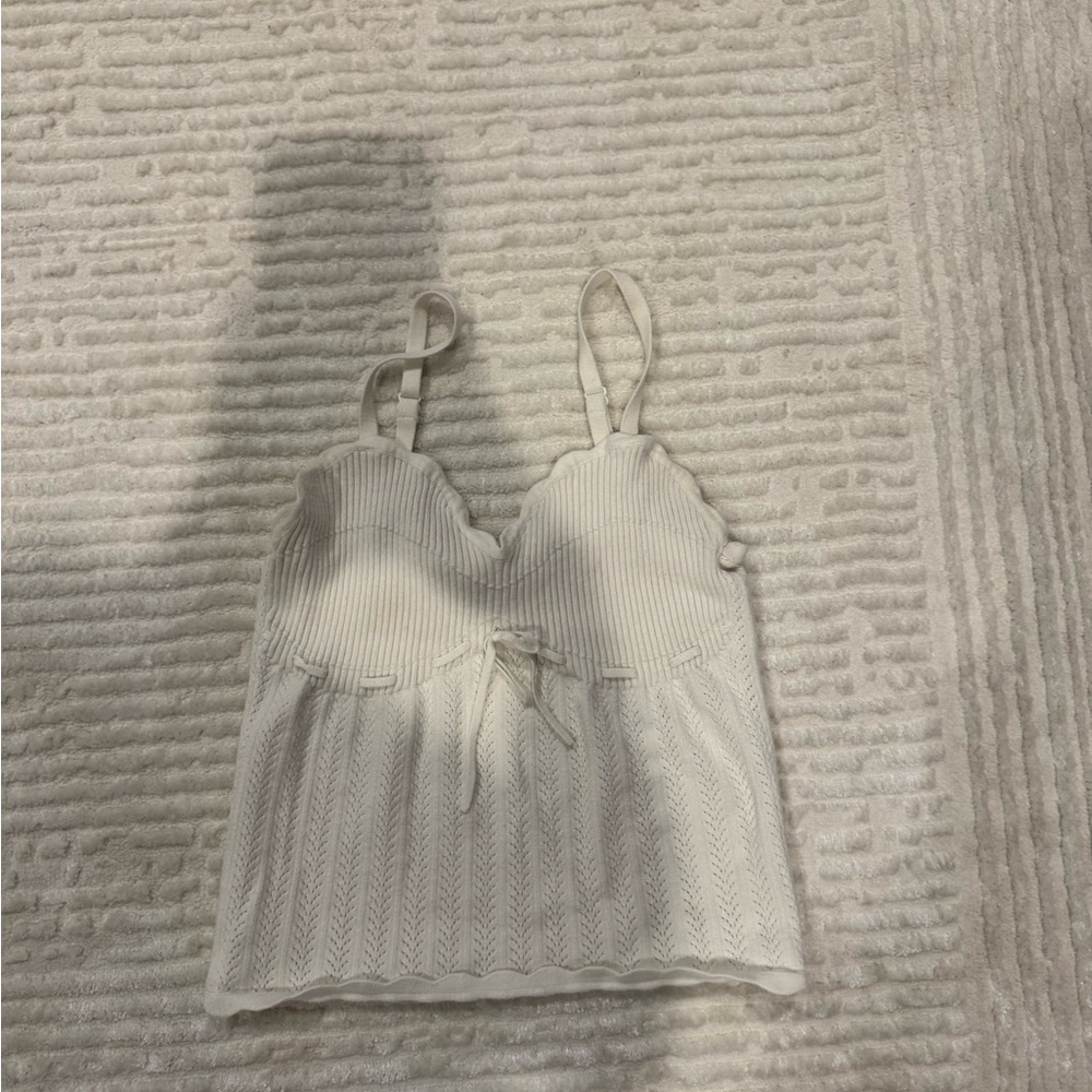 Aritzia White Knit Women's Top